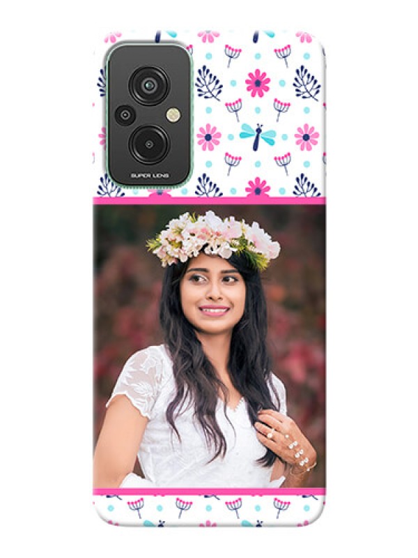 Custom Xiaomi Redmi 11 Prime 4G Mobile Covers: Colorful Flower Design