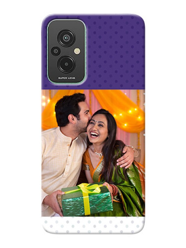 Custom Xiaomi Redmi 11 Prime 4G mobile phone cases: Violet Pattern Design