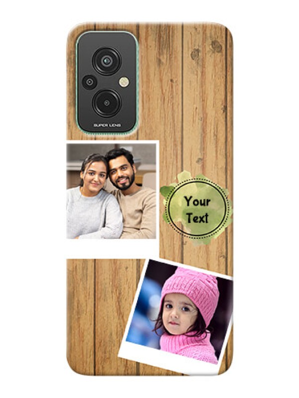 Custom Xiaomi Redmi 11 Prime 4G Custom Mobile Phone Covers: Wooden Texture Design