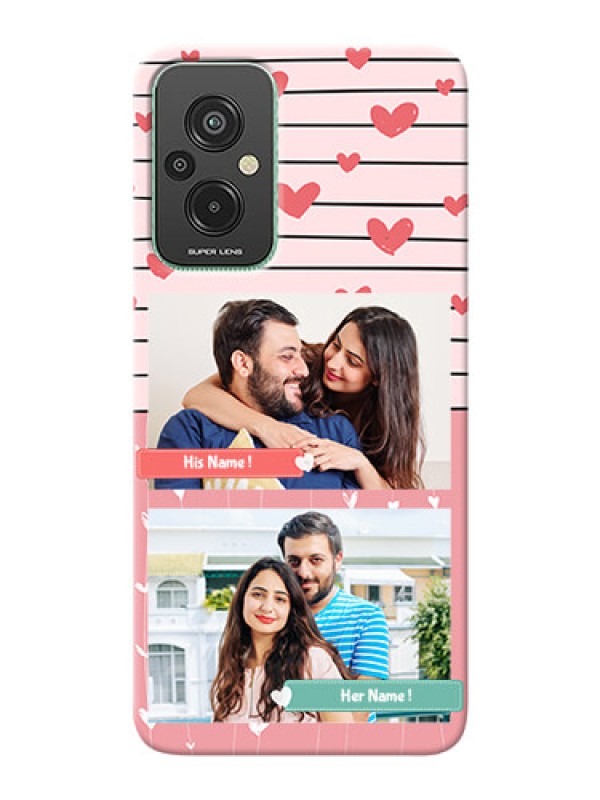 Custom Xiaomi Redmi 11 Prime 4G custom mobile covers: Photo with Heart Design