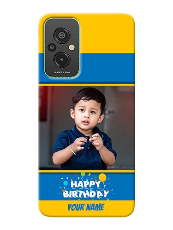 Custom Xiaomi Redmi 11 Prime 4G Mobile Back Covers Online: Birthday Wishes Design