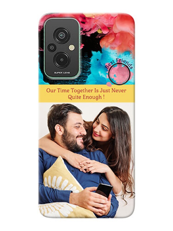 Custom Xiaomi Redmi 11 Prime 4G Mobile Cases: Quote with Acrylic Painting Design