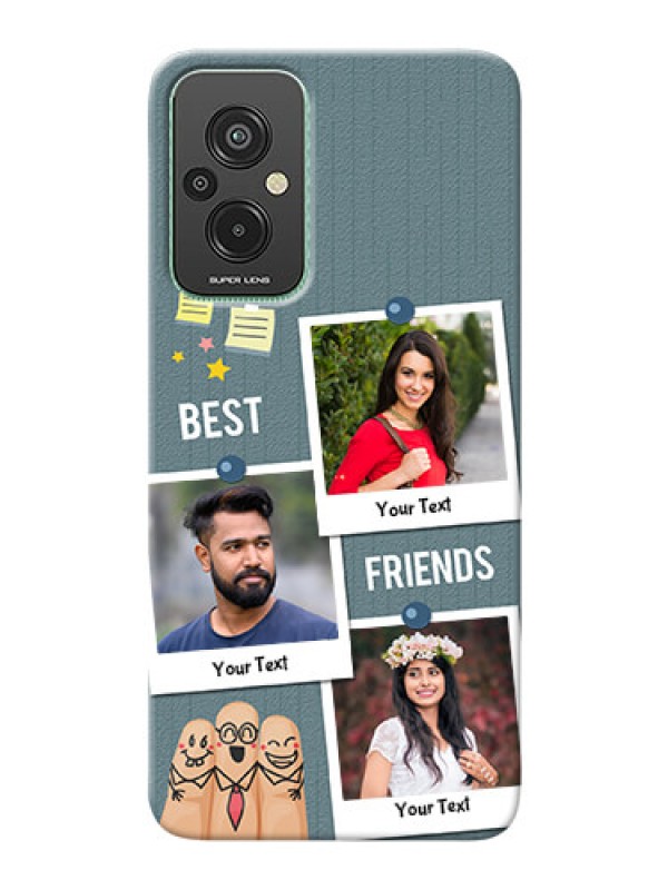 Custom Xiaomi Redmi 11 Prime 4G Mobile Cases: Sticky Frames and Friendship Design