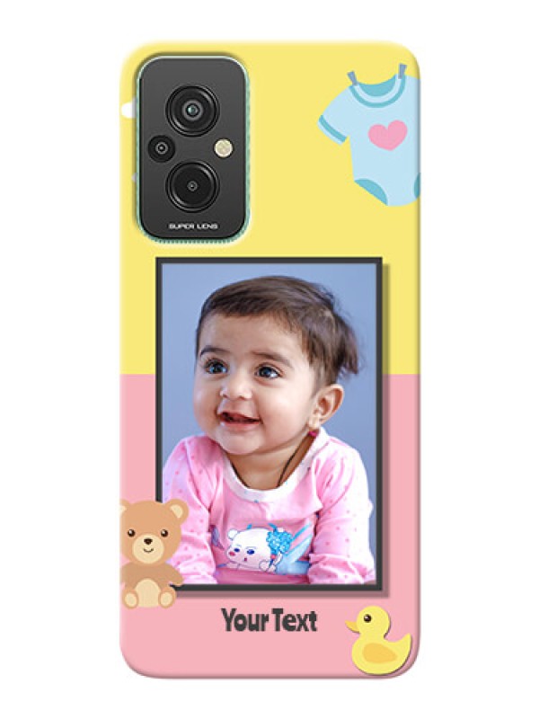 Custom Xiaomi Redmi 11 Prime 4G Back Covers: Kids 2 Color Design