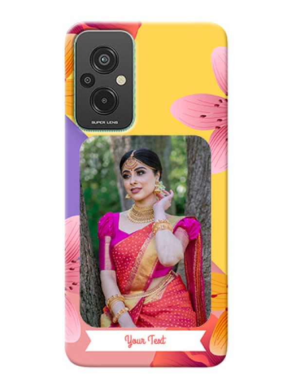 Custom Xiaomi Redmi 11 Prime 4G Mobile Covers: 3 Image With Vintage Floral Design