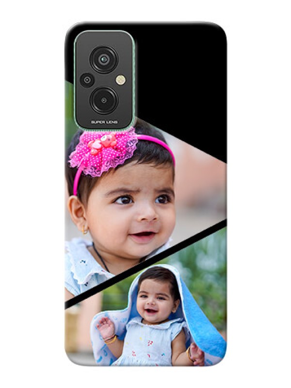 Custom Xiaomi Redmi 11 Prime 4G mobile back covers online: Semi Cut Design