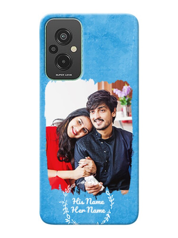 Custom Xiaomi Redmi 11 Prime 4G custom mobile cases: Blue Color Vintage Design