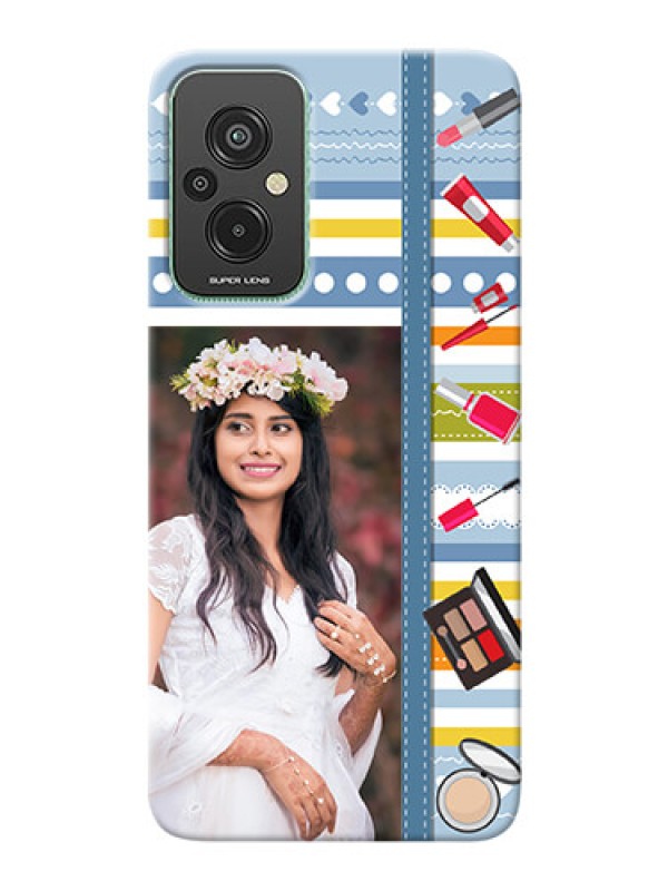 Custom Xiaomi Redmi 11 Prime 4G Personalized Mobile Cases: Makeup Icons Design