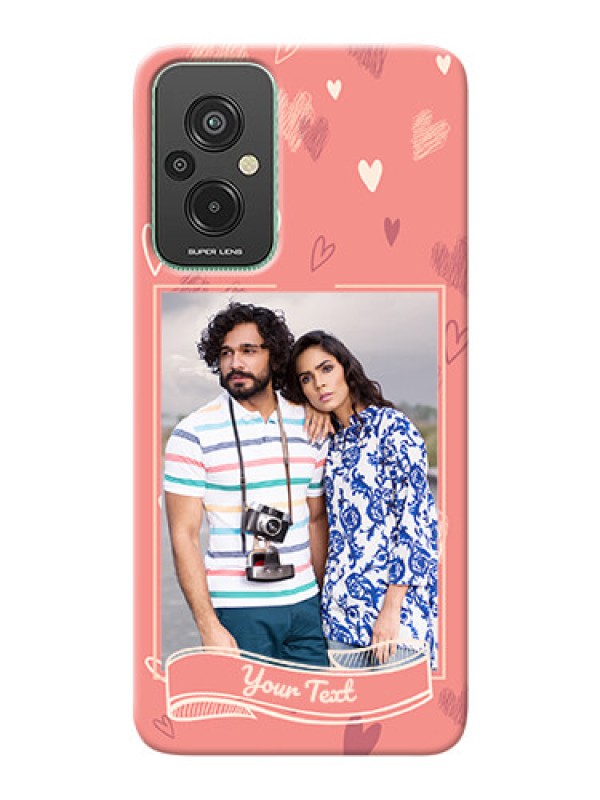 Custom Xiaomi Redmi 11 Prime 4G custom mobile phone cases: love doodle art Design