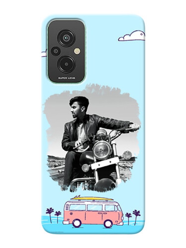 Custom Xiaomi Redmi 11 Prime 4G Mobile Covers Online: Travel & Adventure Design