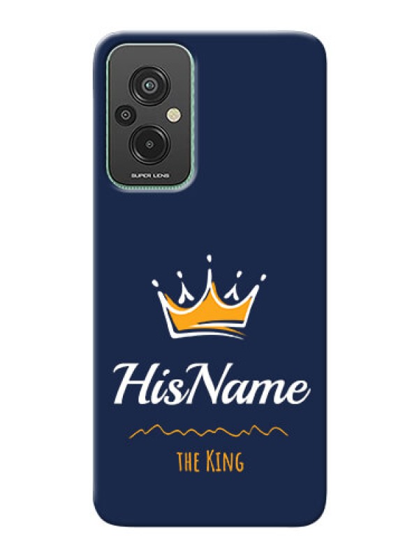 Custom Xiaomi Redmi 11 Prime 4G King Phone Case with Name