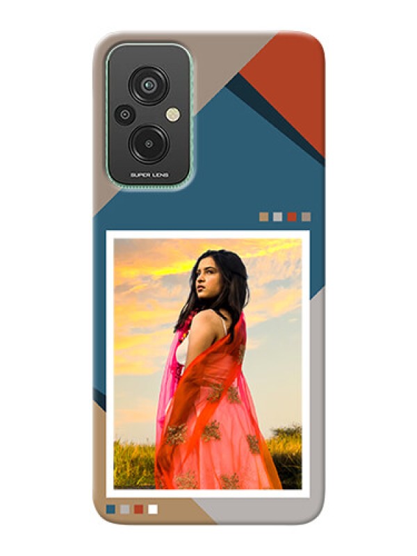Custom Redmi 11 Prime 4G Mobile Back Covers: Retro color pallet Design