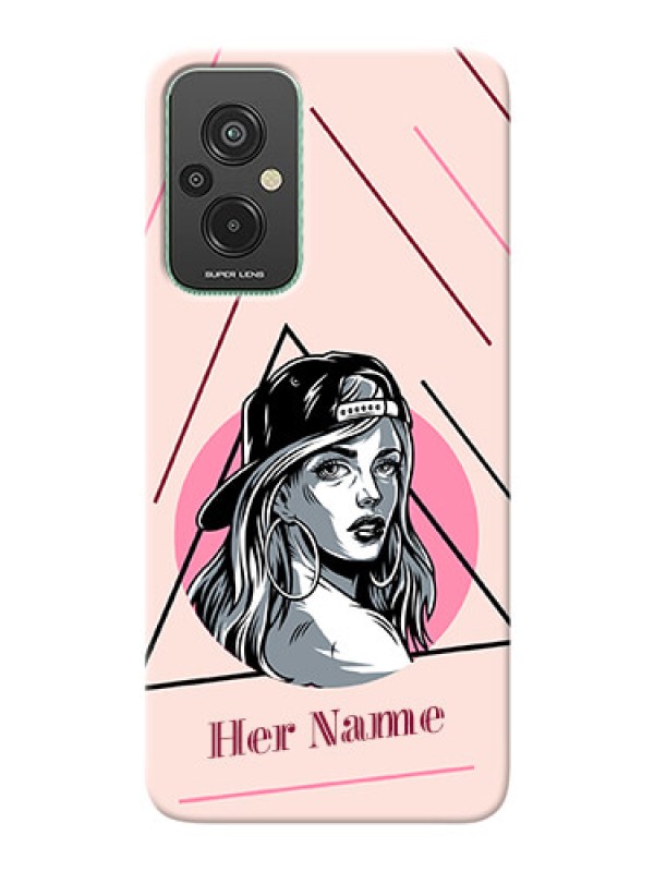 Custom Redmi 11 Prime 4G Custom Phone Cases: Rockstar Girl Design