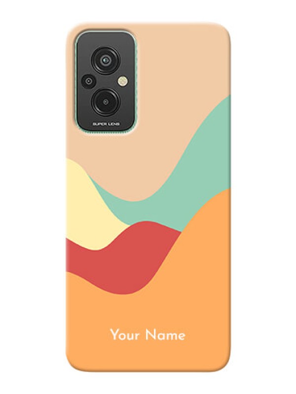 Custom Redmi 11 Prime 4G Custom Mobile Case with Ocean Waves Multi-colour Design