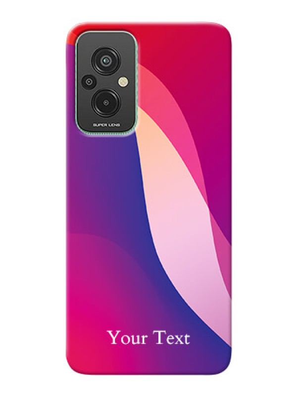 Custom Redmi 11 Prime 4G Mobile Back Covers: Digital abstract Overlap Design