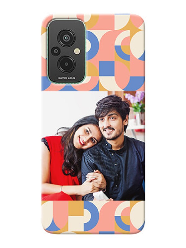 Custom Redmi 11 Prime 4G Custom Phone Covers: Semi-circle Maze Pattern Design