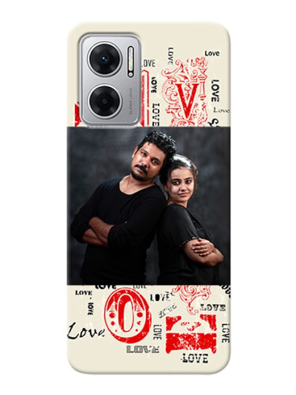 Custom Redmi 11 Prime 5G mobile cases online: Trendy Love Design Case