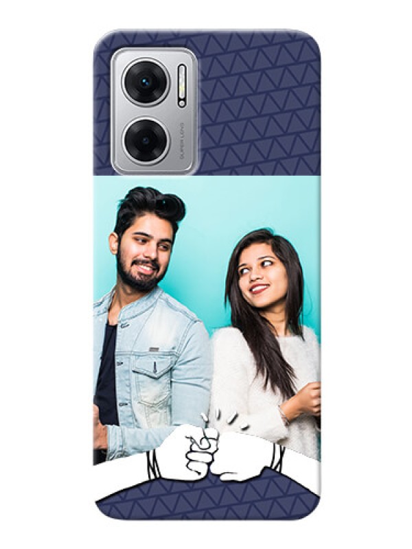 Custom Redmi 11 Prime 5G Mobile Covers Online with Best Friends Design 