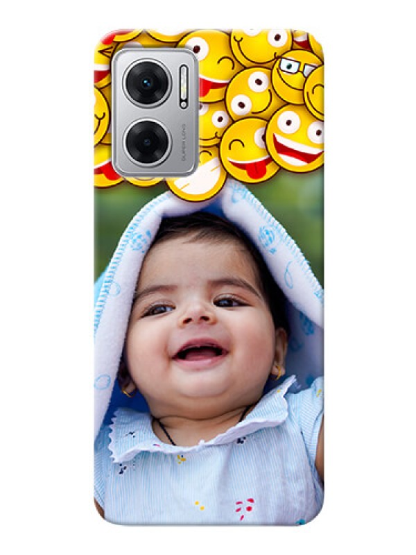 Custom Redmi 11 Prime 5G Custom Phone Cases with Smiley Emoji Design