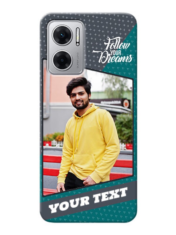 Custom Redmi 11 Prime 5G Back Covers: Background Pattern Design with Quote