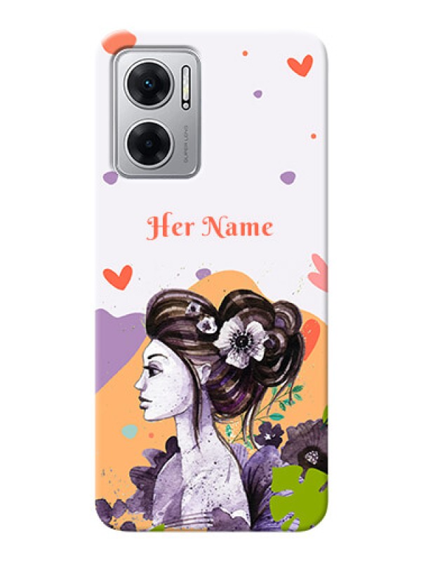 Custom Redmi 11 Prime 5G Custom Mobile Case with Woman And Nature Design