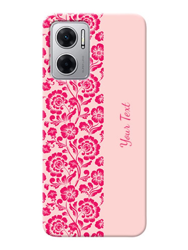 Custom Redmi 11 Prime 5G Phone Back Covers: Attractive Floral Pattern Design