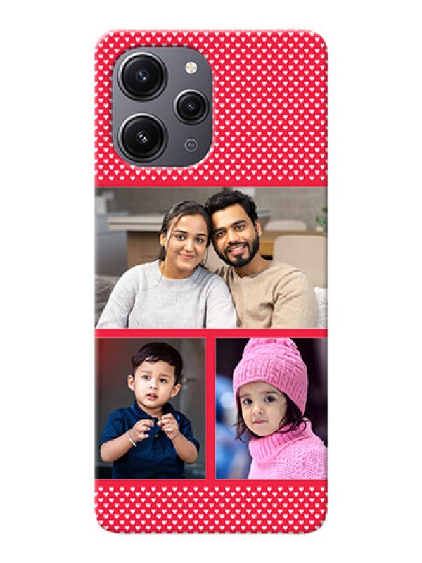 Custom Redmi 12 4G mobile back covers online: Bulk Pic Upload Design