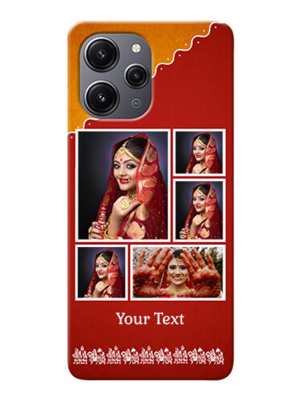 Custom Redmi 12 4G customized phone cases: Wedding Pic Upload Design