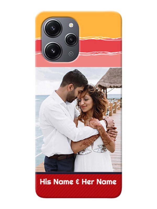 Custom Redmi 12 4G custom mobile phone covers: Colorful Case Design