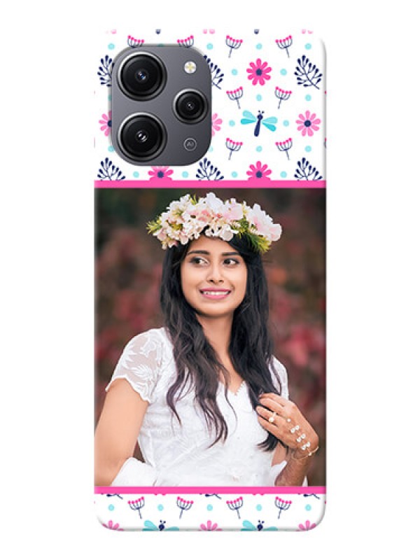 Custom Redmi 12 4G Mobile Covers: Colorful Flower Design