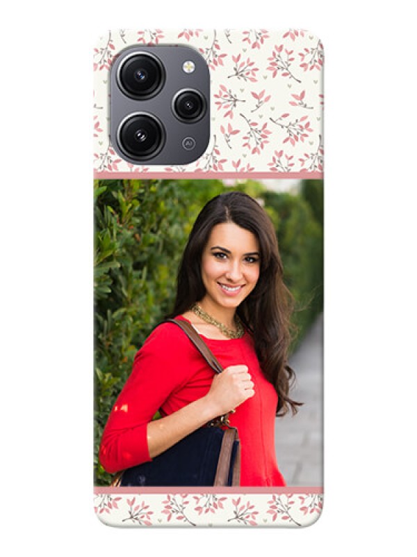 Custom Redmi 12 4G Back Covers: Premium Floral Design