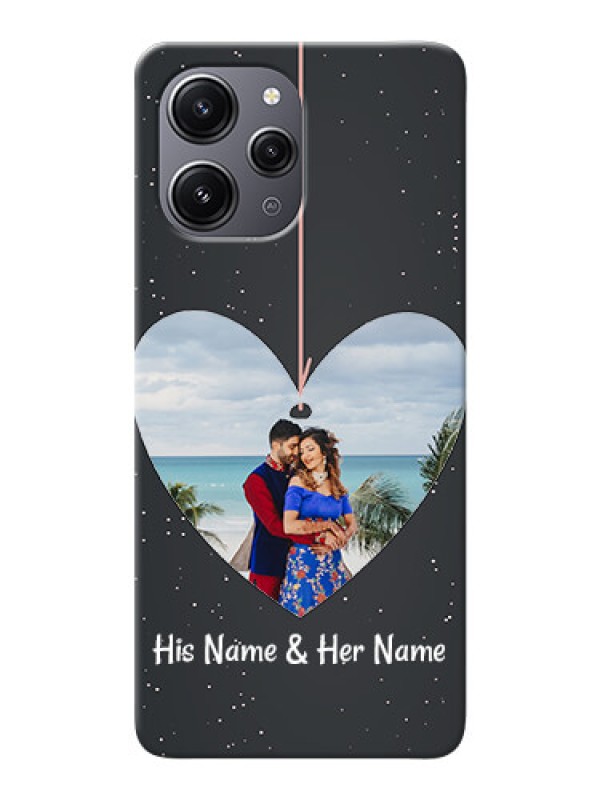 Custom Redmi 12 4G custom phone cases: Hanging Heart Design