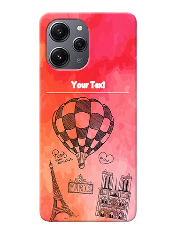 Custom Redmi 12 4G Personalized Mobile Covers: Paris Theme Design