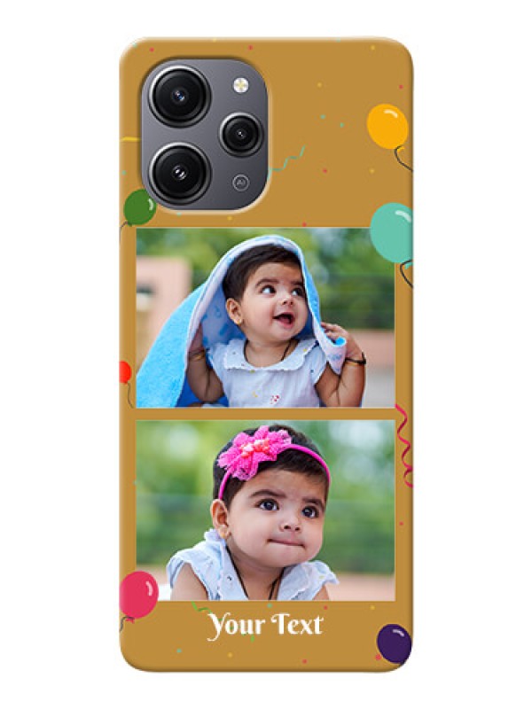 Custom Redmi 12 4G Phone Covers: Image Holder with Birthday Celebrations Design