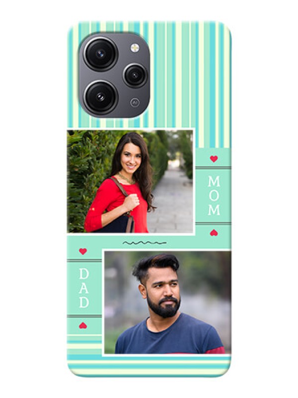Custom Redmi 12 4G custom mobile phone covers: Mom & Dad Pic Design