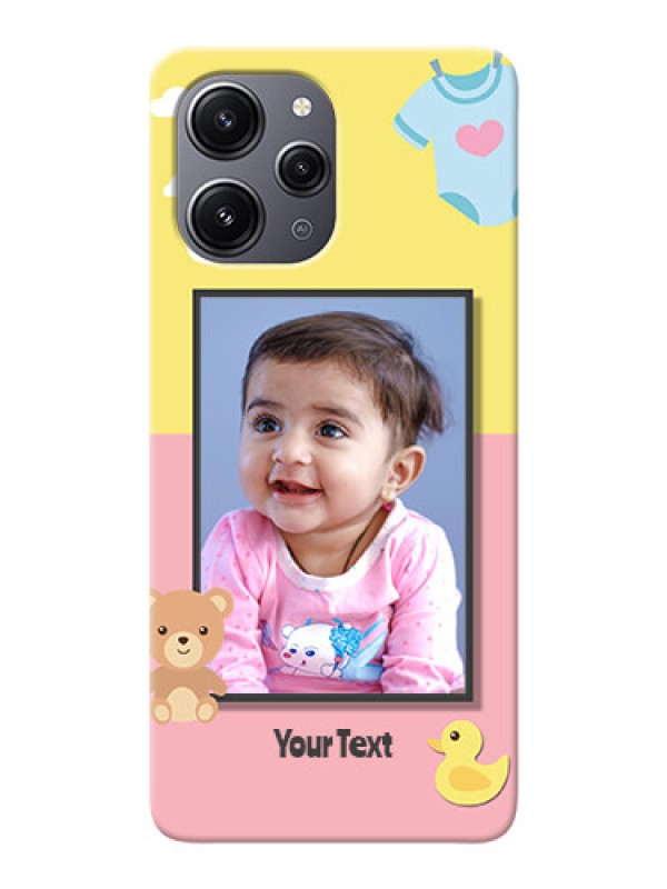 Custom Redmi 12 4G Back Covers: Kids 2 Color Design