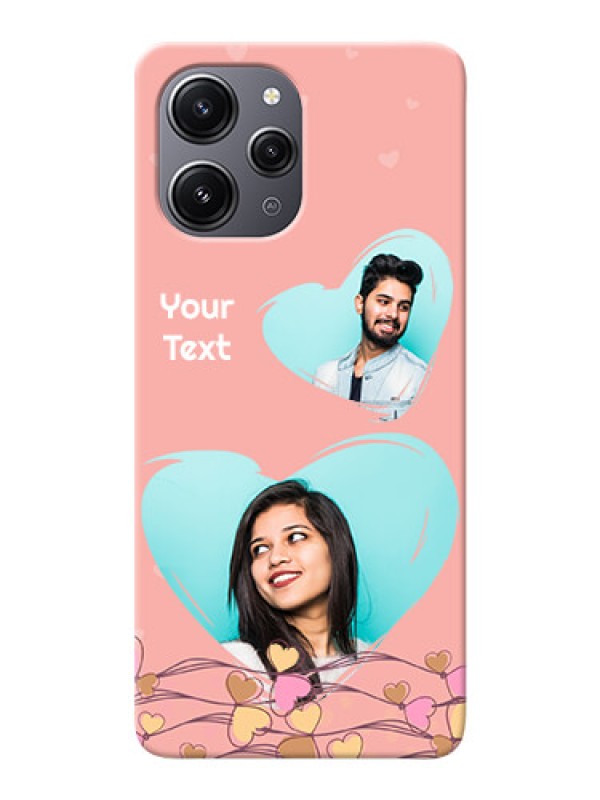 Custom Redmi 12 4G customized phone cases: Love Doodle Design