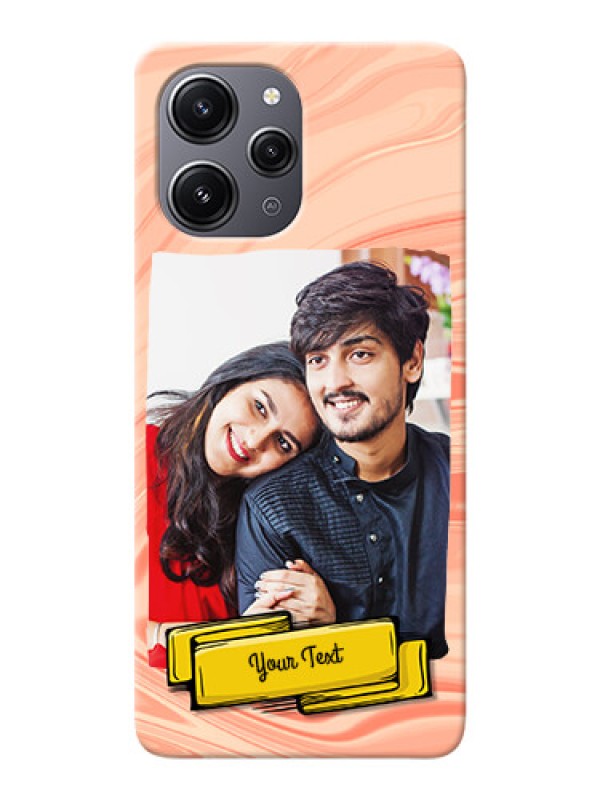 Custom Redmi 12 4G Customized Phone Cases: Marble Texture Design