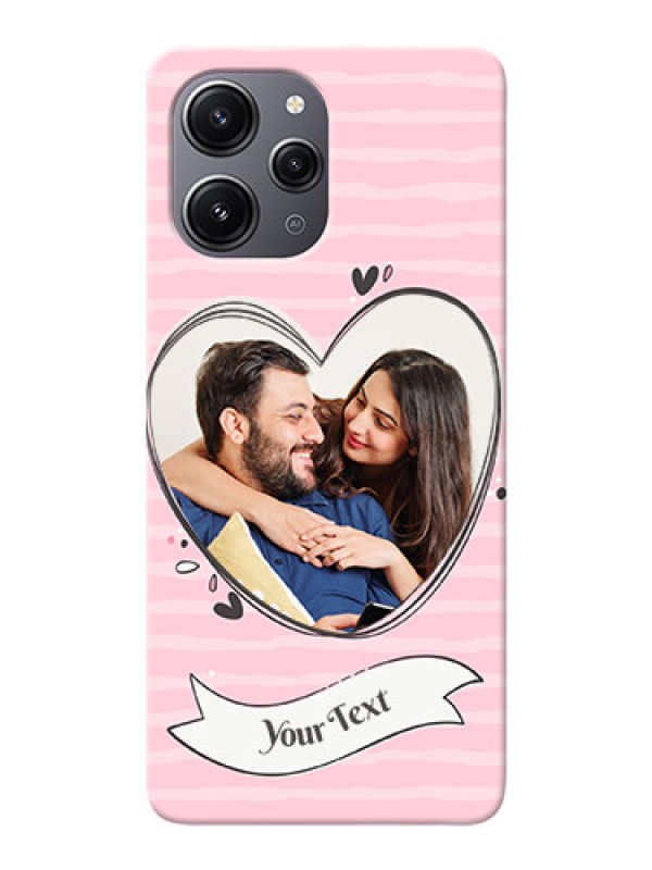 Custom Redmi 12 4G custom mobile phone covers: Vintage Heart Design