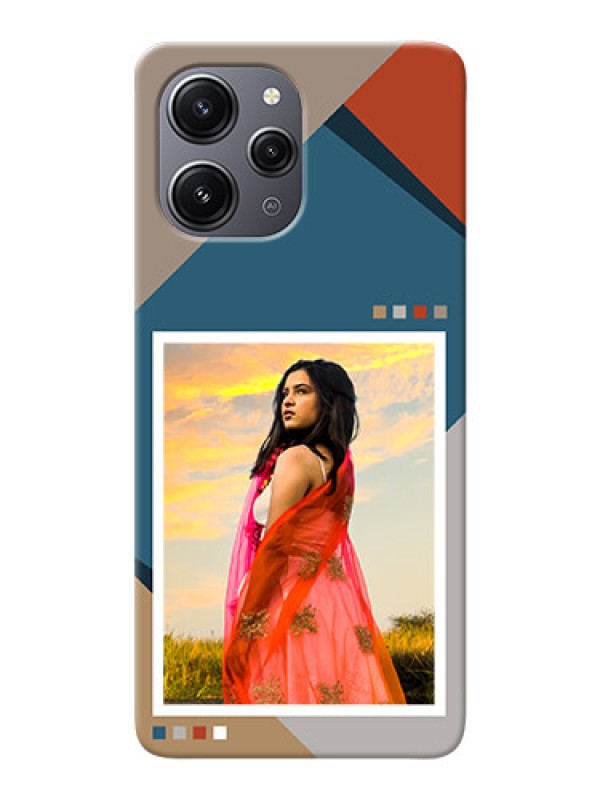 Custom Redmi 12 4G Personalized Phone Case with Retro color pallet Design