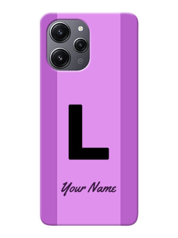 Custom Redmi 12 4G Custom Phone Case with Tricolor custom text Design