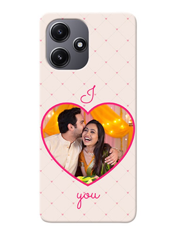 Custom Redmi 12 5G Personalized Mobile Covers: Heart Shape Design
