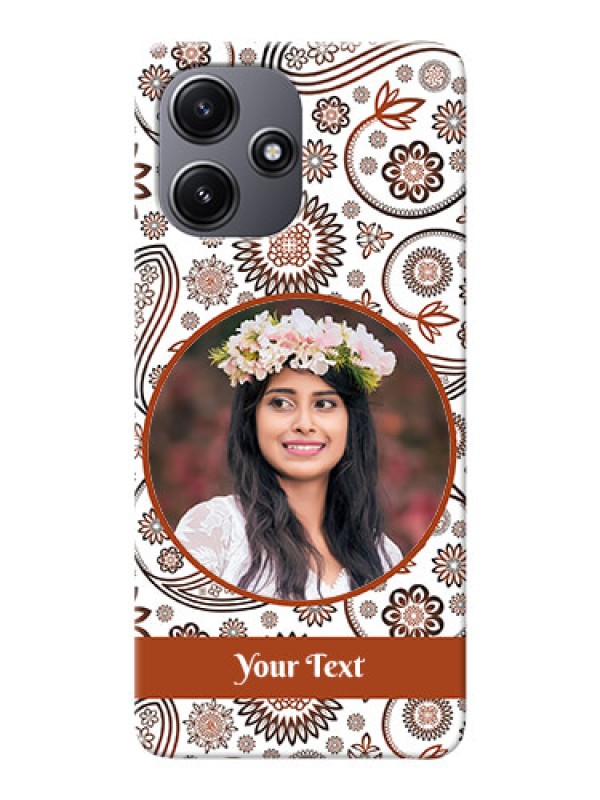 Custom Redmi 12 5G phone cases online: Abstract Floral Design