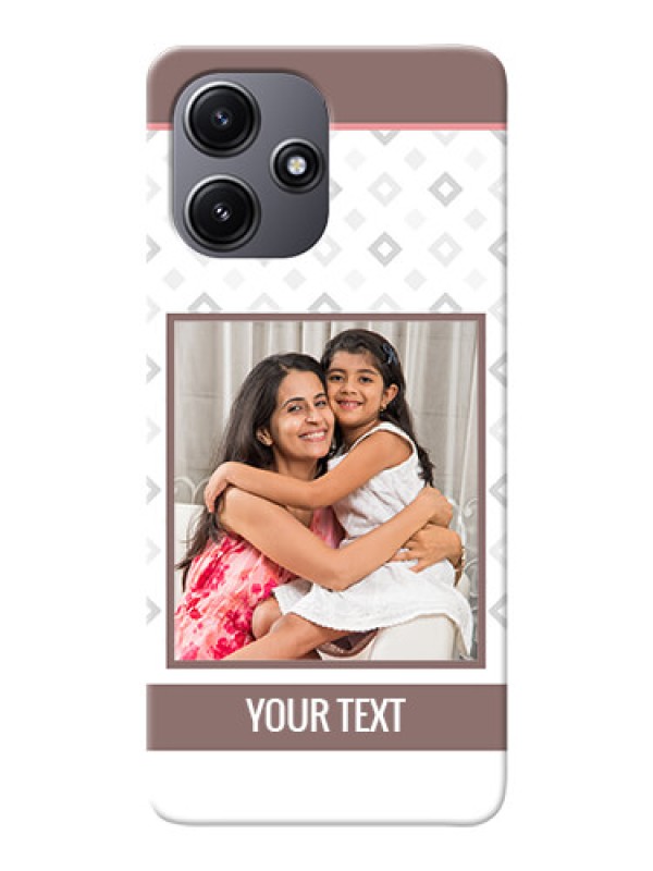 Custom Redmi 12 5G custom back covers: Simple Diamond Design