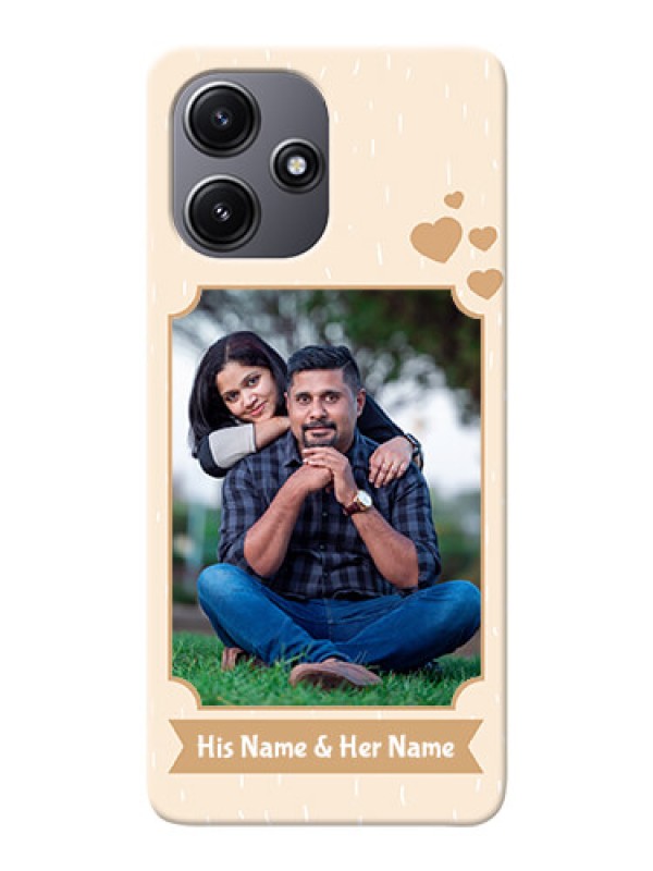 Custom Redmi 12 5G mobile phone cases with confetti love design