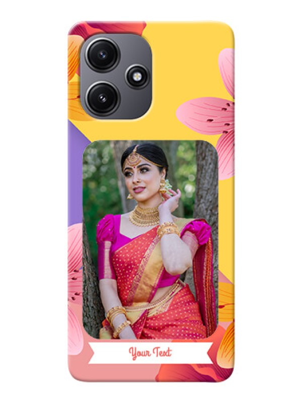 Custom Redmi 12 5G Mobile Covers: 3 Image With Vintage Floral Design