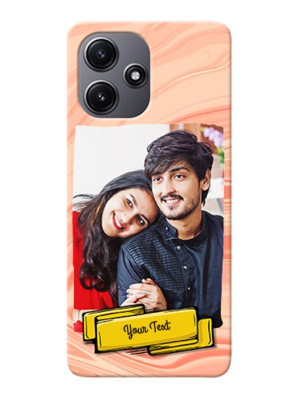 Custom Redmi 12 5G Customized Phone Cases: Marble Texture Design