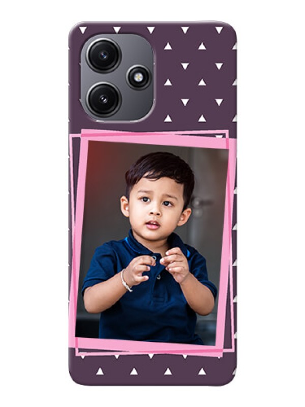 Custom Redmi 12 5G Phone Cases: Triangle Pattern Dotted Design