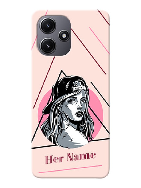 Custom Redmi 12 5G Personalized Phone Case with Rockstar Girl Design