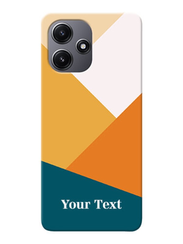 Custom Redmi 12 5G Personalized Phone Case with Stacked Multiwithcolour Design